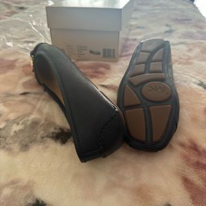 Michael Kors Fulton Moc, leather navy blue